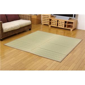 掛川織 い草カーペット 『みすず』 ベージュ 本間8畳（約382×382cm）