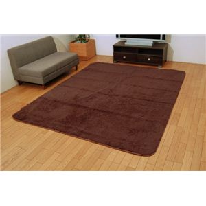 洗える ウォッシャブルラグカーペット 『ライオンシープNSK』 ブラウン 200×250cm