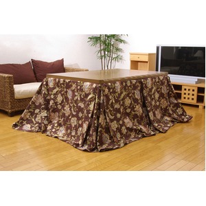 ハイタイプ用 こたつ上掛け 『セラフィNSK炬燵H上掛』 ブラウン 235×290cm