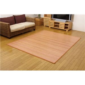 アンティーク調 皮下使用 竹カーペット 『ノスタルジア』 ピンク 180×220cm