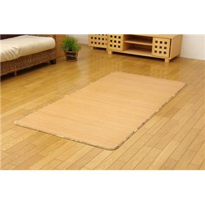 丈夫でひんやり 竹シーツ 『ひんやり竹』 ブラウン シングル 90×180cm