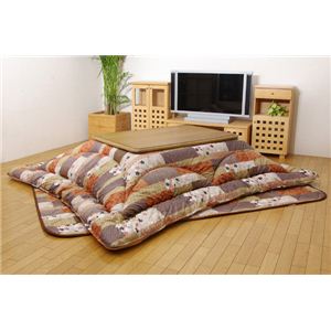 国内プリント こたつ厚掛敷布団セット 『京好み』 205×245cm