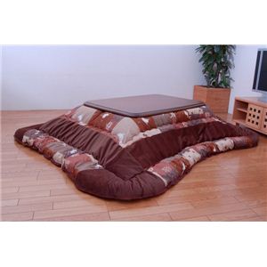 こたつ厚掛け布団単品 『はいからうさぎ』 ブラウン 205×245cm