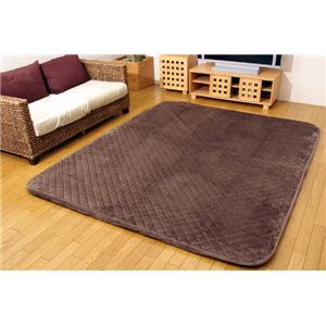 洗える ふっくら敷カバー 『フィーラ F敷カバー』 ブラウン 190×290cm ボックスタイプ