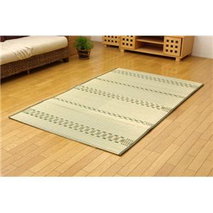 い草ごろ寝マット 『天快 二方縁』 セミダブル 約120×200cm（中：ウレタン10mm）