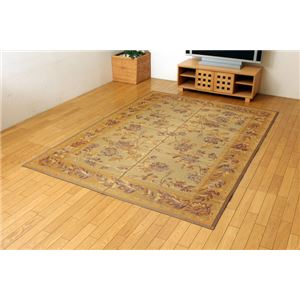 純国産 い草ラグカーペット 『マハール』 ブラウン 約176×240cm