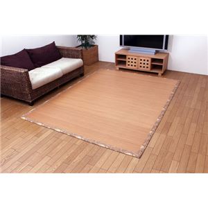 丈夫でひんやり 竹カーペット 『DXHバハマ』 180×240cm(中材:ウレタン)