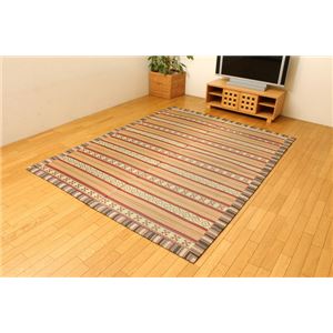 い草ラグカーペット 『DXサティス』 グレー 約191×250cm (裏:不織布)