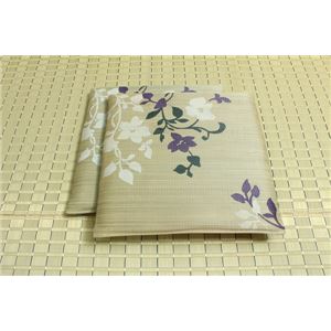 純国産 捺染返し い草座布団 『ミラージュ 2枚組』 グレー 約55×55cm×2P