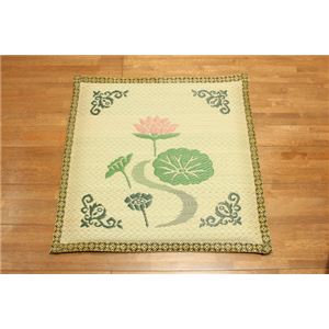 袋織 い草御前(仏前)座布団 『蓮華』 約70×70cm