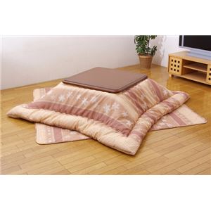 こたつ厚掛敷布団セット 『ボヤール』 ベージュ 185×185cm