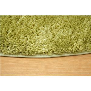 フィラメント糸使用 ホットカーペット対応ラグ 『ツイート』 グリーン 200×250cm