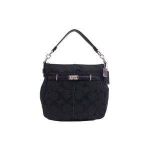 【COACH　OUTLET】コーチ チェルシー シグネチャー アシュリン ホーボー/ショルダーバッグ　F17834 SVBK