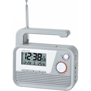 ダイナモラジオ電波時計C-60 C-6020ダイナモラジオ電波時計 13-0658-082