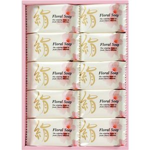 絹石鹸フローラル KFCR10 KFCR10 絹石鹸 フローラルソープ 13-0617-025