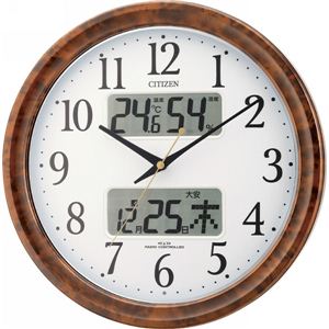 シチズン 自動点灯ライト付電波 4FY617-023ライト付電波掛時計 13-0418-090