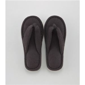 カラータオルスリッパGY TRP10025GYカラータオルスリッパ グレー 13-0121-150