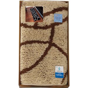 キッチンマットインテリア柄BE 086801インテリアキッチンマットBE ベージュ 13-0117-145