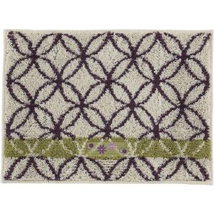 あいのや バスマット七宝柄IV あいのや バスマット七宝柄IV アイボリー 13-0119-024