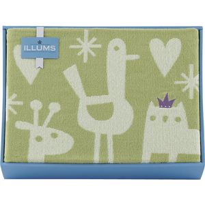 イルムスキッズ タオルケットG S-IL13-TKGイルムスタオルケット グリーン 13-0031-070