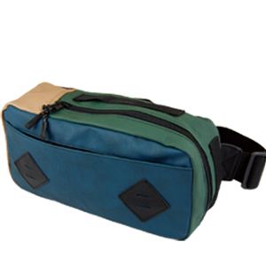 ソリッドPUサイドショルダー（BLUE×GREEN） CBAG-003-03