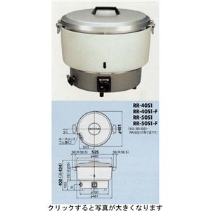 リンナイ 5升炊き卓上型ガス炊飯器（普及型） RR-50S1