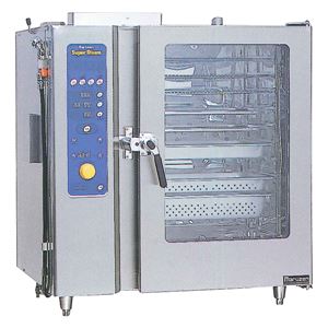 マルゼン ガス式スチームコンベクションオーブン スーパースチーム デラックスシリーズ ハイグレードモデル 専用架台無しタイプ SSCG-10DCNU