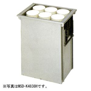 マルゼン 食器ディスペンサー 組み込みタイプ角型 MSD-K4838