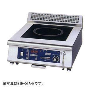 ニチワ IHコンロ（電磁調理器） 卓上タイプ（1連） 450×600×250 MIR-3TA-N