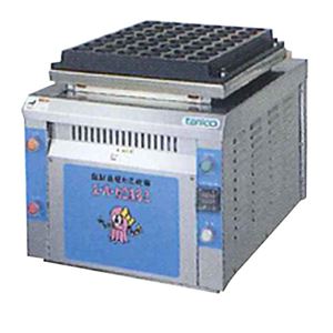 タニコー 自動回転たこ焼器 電気式（間口470×奥行600×高さ482 レゾナコート仕様） MKE48R-42