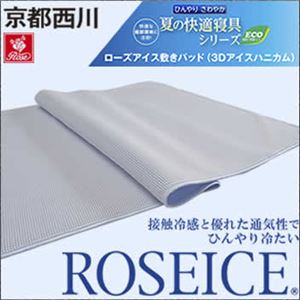 京都西川 ローズアイス敷きパッド（ダブル）DN-40D