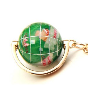 地球儀キーホルダー/グリーン