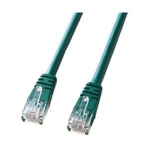 エンハンスドカテゴリ5より線LANケーブル(グリーン) 10m