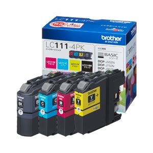 ブラザー工業 インクカートリッジ お徳用4色パック LC111-4PK