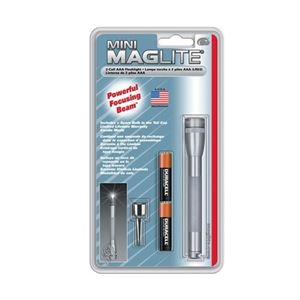 MAG-LITE ミニマグライトAAA 単四2本用 ブリスターパック グレー M3A096V 1.03102E+12