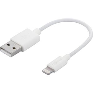 バッファロー（サプライ） USB2.0ケーブル（A to Lightning） MFi認証モデル 0.1m ホワイト BSIPC10UL01WH