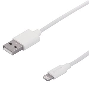 バッファロー（サプライ） USB2.0ケーブル（A to Lightning） MFi認証モデル 0.75m ホワイト BSIPC10UL075WH
