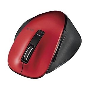 エレコム Bluetooth BlueLEDマウス／EX-G／5ボタン／握りの極み／S／レッド M-XG4BBRD