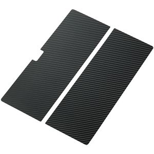 エレコム Microsoft Surface Pro 3用背面デザインフィルム／カーボン×ブラック TB-MSP3WRPT1