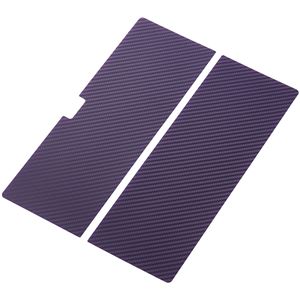 エレコム Microsoft Surface Pro 3用背面デザインフィルム/カーボン×パープル TB-MSP3WRPT4