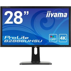 iiyama 28型ワイド液晶ディスプレイ ProLite B2888UHSU-B1（LED、UltraHD4K2K） B2888UHSU-B1