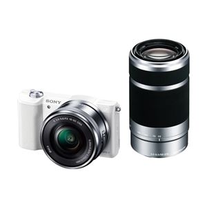 SONY デジタル一眼カメラ α5100 ダブルズームレンズキット ホワイト ILCE-5100Y/W