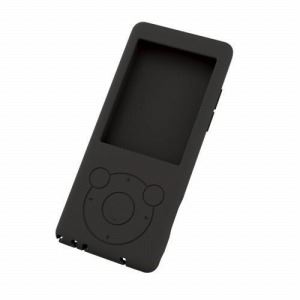 [ELECOM（エレコム）] SONY WALKMAN S770シリーズ用シリコンケースと液晶保護フィルム AVS-S12SCBK