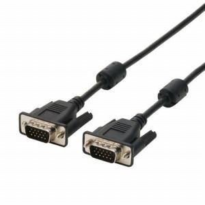 [ELECOM（エレコム）] ノートPC向けD-sub15ピン（ミニ）プロジェクター用スリムケーブル[1.5m] CAC-PN15BK