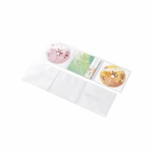 [ELECOM（エレコム）] 市販デイスク圧縮ケース／CD／2枚収納／10枚／ホワイト CCD-DP2C10WH
