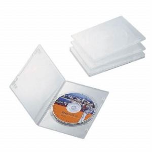 [ELECOM（エレコム）] スリムDVDトールケース CCD-DVDS02CR