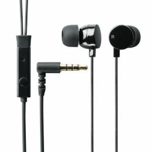 [ELECOM（エレコム）] スマートフォン用ヘッドホンマイク EHP-IPIN105BK