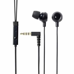 [ELECOM（エレコム）] スマートフォン用ステレオヘッドホンマイク EHP-SMIN102BK