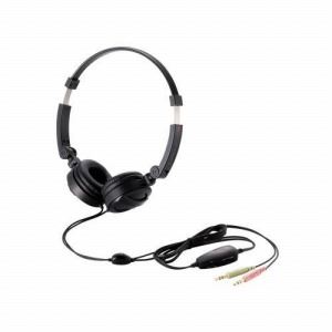 [ELECOM（エレコム）] 高音質ヘッドセット（両耳オーバーヘッド） HS-HP12BK
