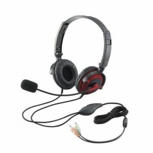 [ELECOM（エレコム）] ヘッドセット（両耳オーバーヘッド） HS-HP20RD
